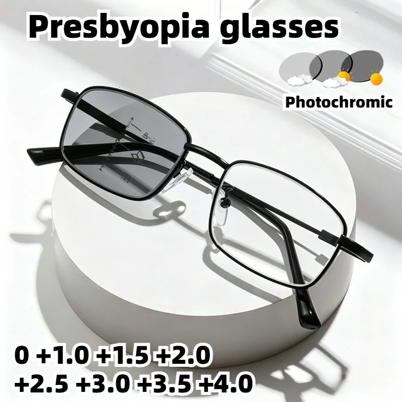 Unisex Photochromic Progressive Multifocal Presbyopia Glasses Anti Blue Light for Daily Outdoor Activities 0 To +4.0
Unisex Photochromic Progressive Multifocal Presbyopia Glasses Anti Blue Light for Daily Outdoor Activities 0 To +4.0