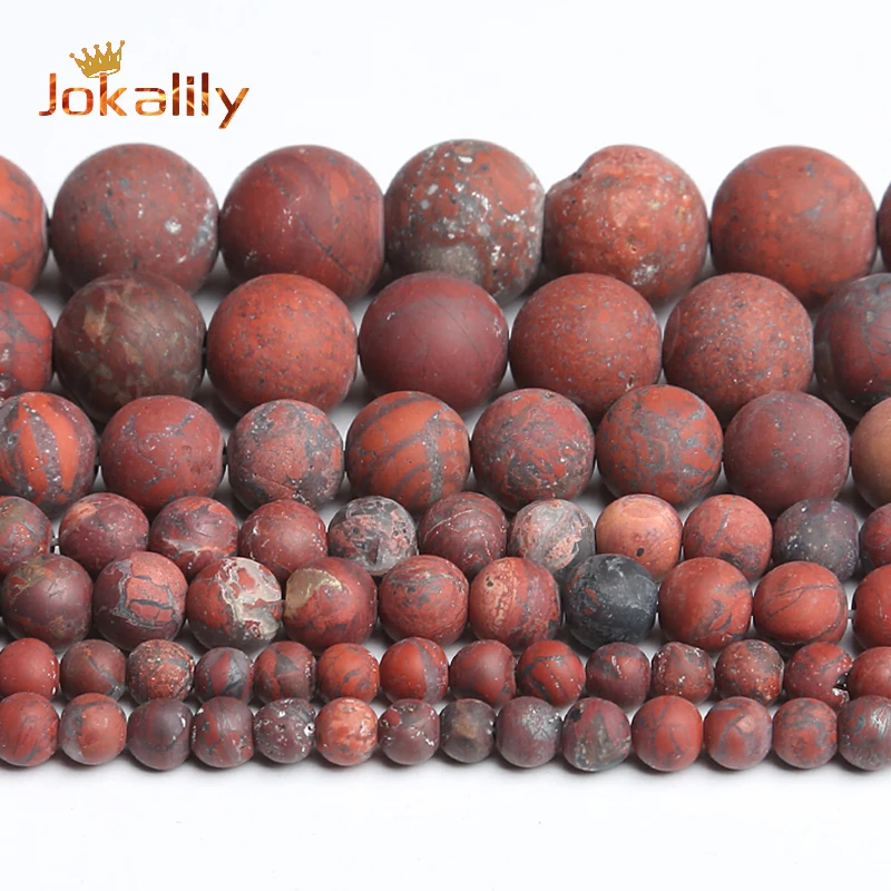 Natural Chinese Red Jaspers Beads Matte Stone Round Loose Beads For Jewelry Making DIY Bracelets Accessories 15" 4 6 8 10 12mm
Natural Chinese Red Jaspers Beads Matte Stone Round Loose Beads For Jewelry Making DIY Bracelets Accessories 15" 4 6 8 10 12mm
