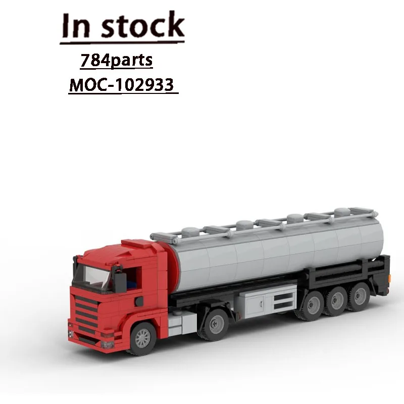 MOC-102933 City New Model Traffic Fuel Tank Truck Building Blocks 784 Parts Creative Boys' Children's Birthday Toy Gift
MOC-102933 City New Model Traffic Fuel Tank Truck Building Blocks 784 Parts Creative Boys' Children's Birthday Toy Gift