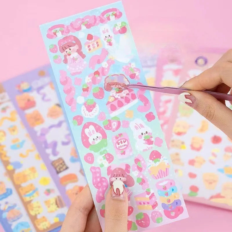 100PCS Cute Stickers Kawaii Cartoon Laser Sticker No repeat for Diary Kid DIY School Students Decoration Stationery
100PCS Cute Stickers Kawaii Cartoon Laser Sticker No repeat for Diary Kid DIY School Students Decoration Stationery