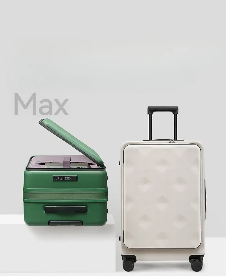 Side opening luggage with large capacity and multifunctional business pull rod for men and women's business travel boarding
Side opening luggage with large capacity and multifunctional business pull rod for men and women's business travel boarding