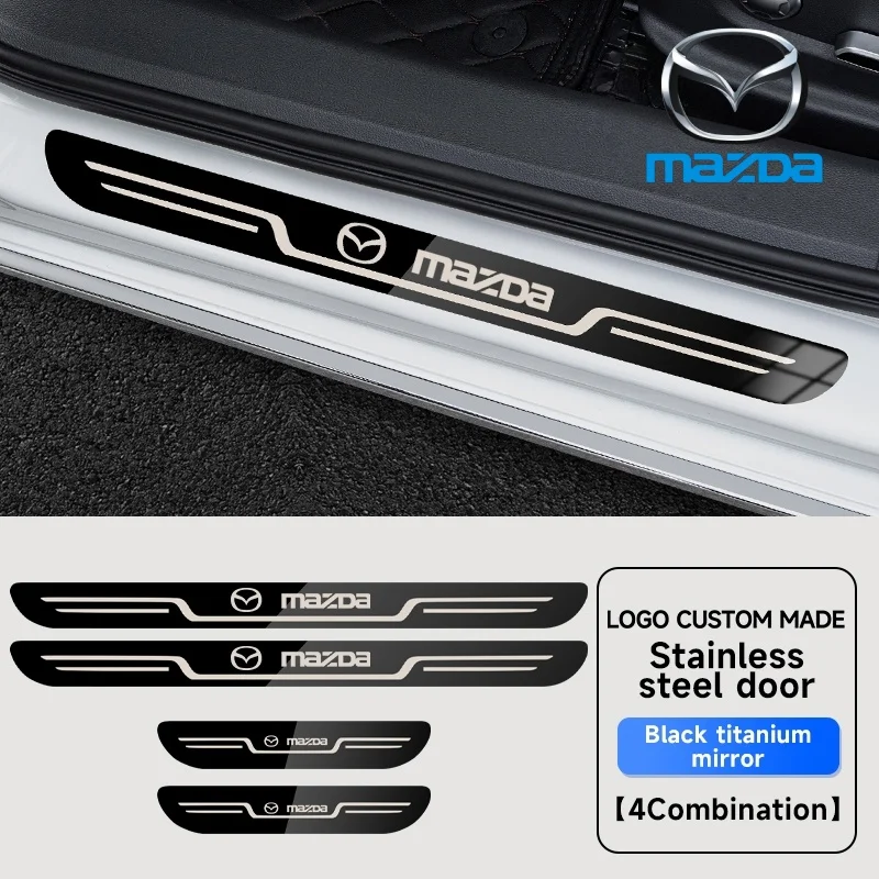 Накладки на пороги из нержавеющей стали для Mazda Axela, Atenza 3, 2, 6, CX3, CX5, CX30, CX8, CX9, MX5, RX7, RX8, SKYACTIV (аксессуары)
Накладки на пороги из нержавеющей стали для Mazda Axela, Atenza 3, 2, 6, CX3, CX5, CX30, CX8, CX9, MX5, RX7, RX8, SKYACTIV (аксессуары)