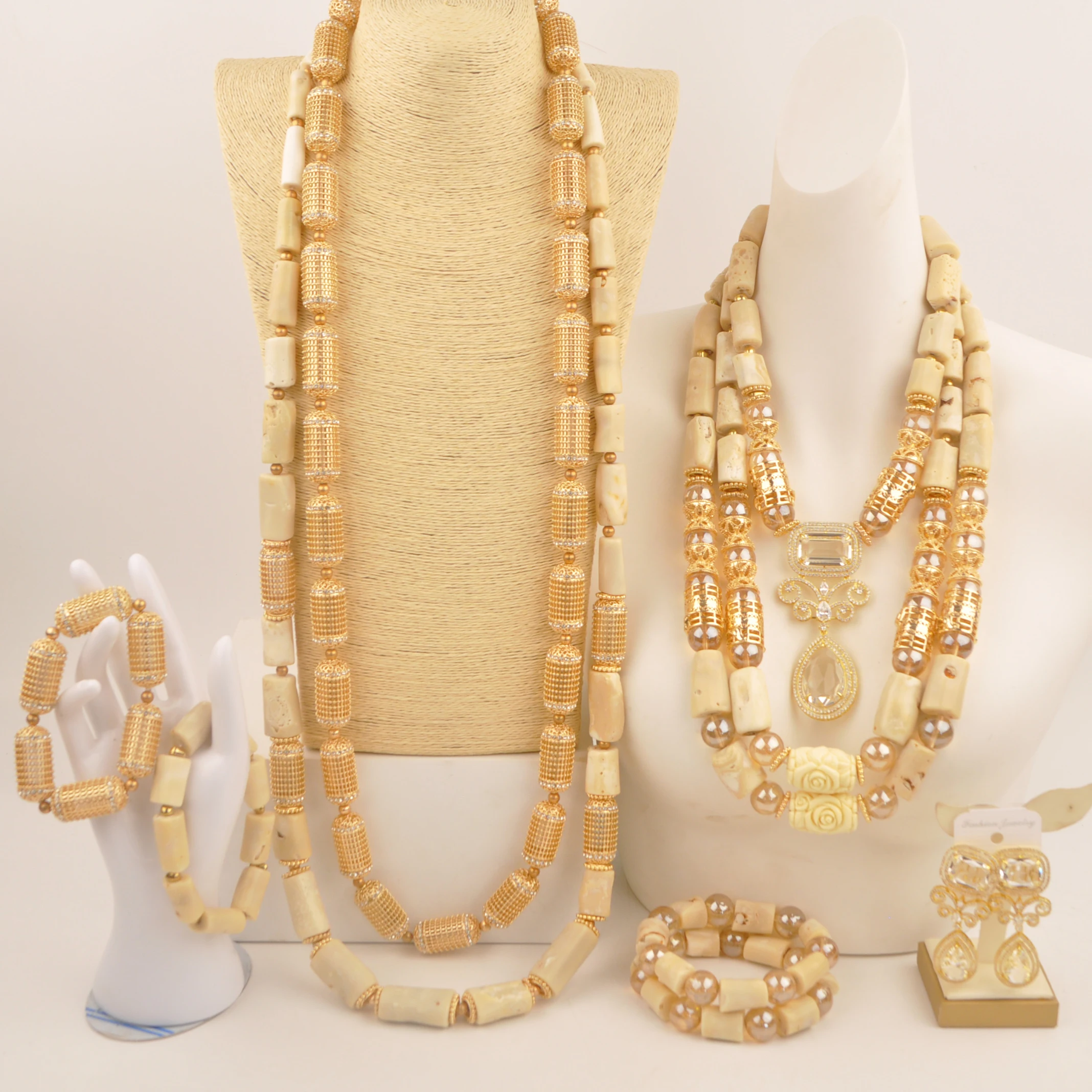 Natural White Coral Necklace Set Jewelry Nigerian Wedding African Beads Jewelry Set
Natural White Coral Necklace Set Jewelry Nigerian Wedding African Beads Jewelry Set
