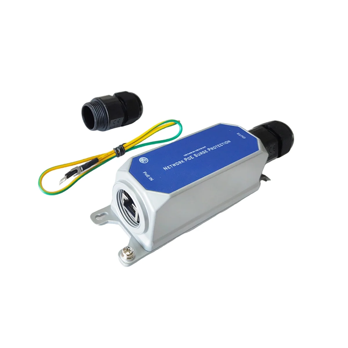 New 3C-Outdoor Multi Gigabit POE Surge Protector Waterproof IP67 10KV SPD Lightnings-Protection Arrester 10G
New 3C-Outdoor Multi Gigabit POE Surge Protector Waterproof IP67 10KV SPD Lightnings-Protection Arrester 10G