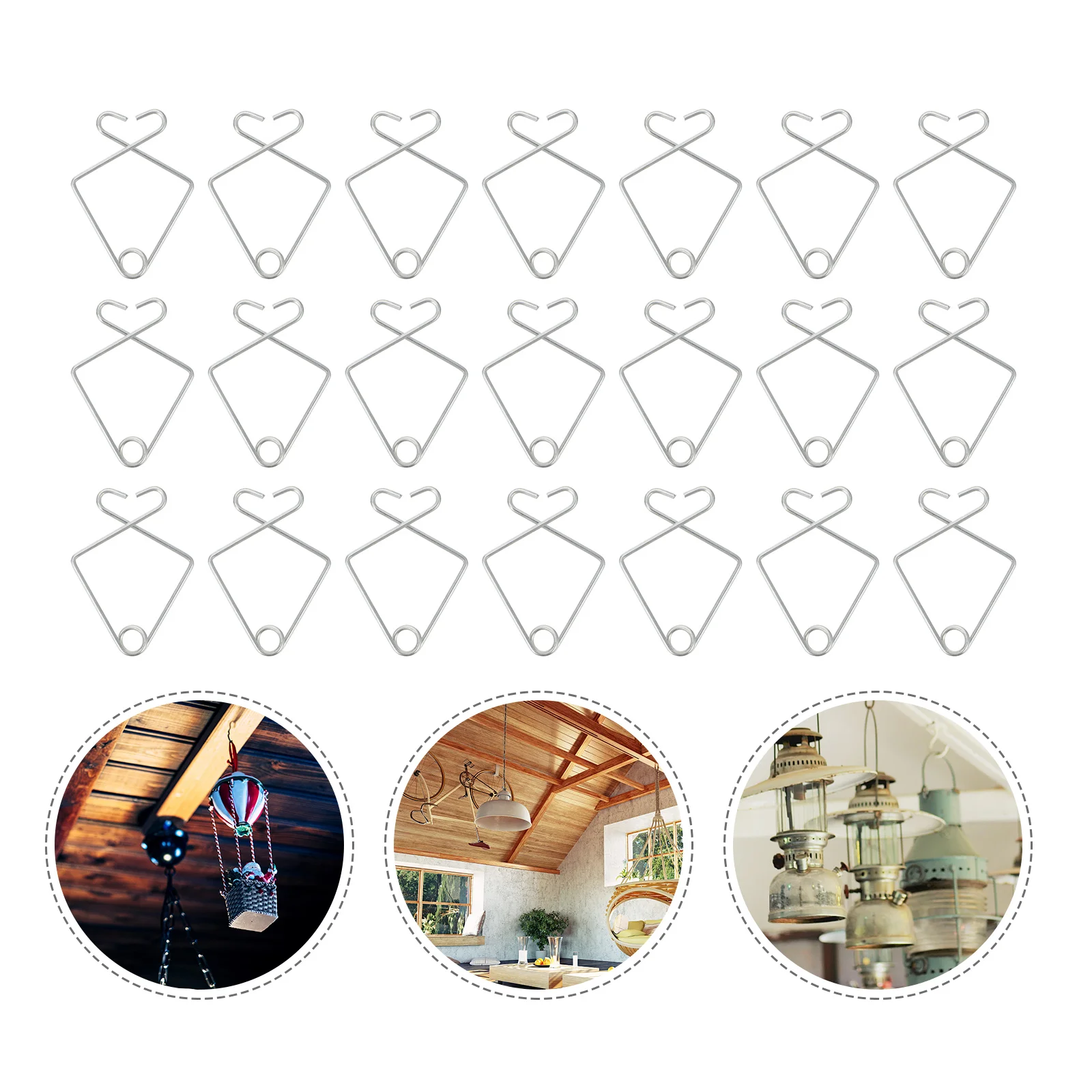 50 Pcs Ceiling Hook for Multi-purpose Hooks Hanging Clip Suspended Clips Home Decor
50 Pcs Ceiling Hook for Multi-purpose Hooks Hanging Clip Suspended Clips Home Decor