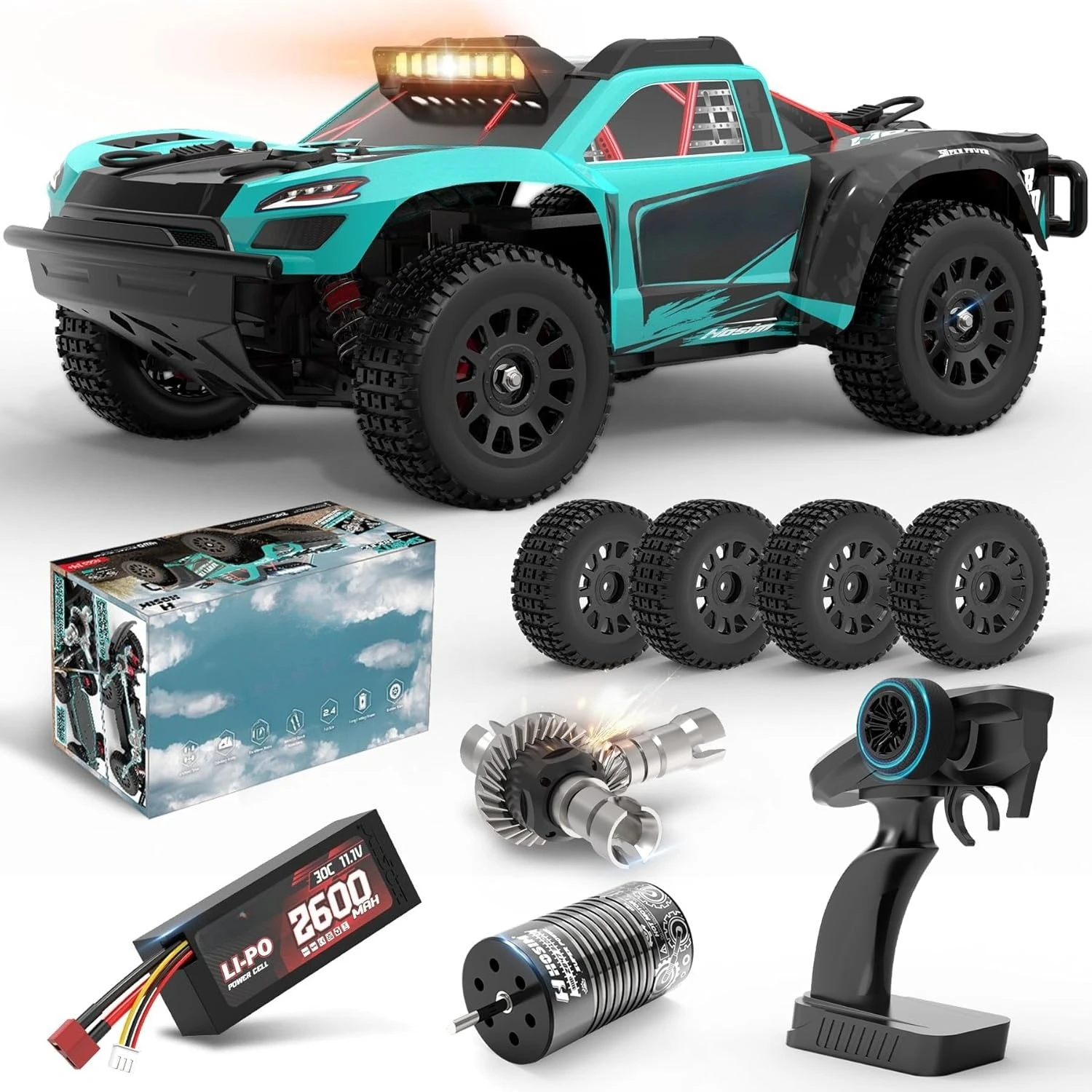 1:14 Brushless RC Cars for Adults, 3S Battery 50mph Fast RC Car Waterproof 4x4 All Terrain Off Road High Speed·New Popularity
1:14 Brushless RC Cars for Adults, 3S Battery 50mph Fast RC Car Waterproof 4x4 All Terrain Off Road High Speed·New Popularity