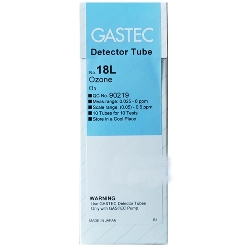Japan GASTEC o-zone concentration gas detection tube 18L, 18M test tube
Japan GASTEC o-zone concentration gas detection tube 18L, 18M test tube