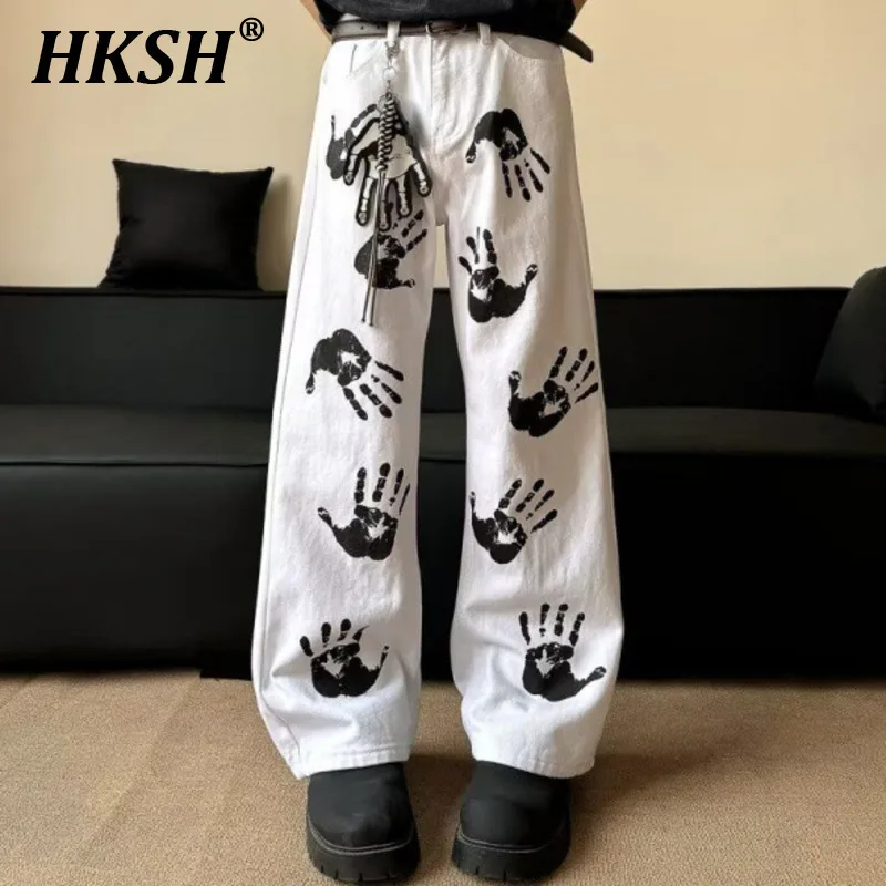 HKSH Autumn New Men Tide Palm Printed Jeans American Hip Hop High Street Retro Chic Straight Loose Niche Denim Pants Ins HK5245
HKSH Autumn New Men Tide Palm Printed Jeans American Hip Hop High Street Retro Chic Straight Loose Niche Denim Pants Ins HK5245