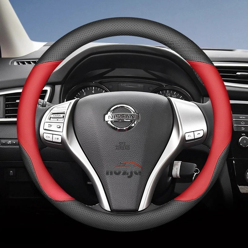 Leather Car Steering Wheel Cover for Nissan Skyline Livina Frontier NV300 Serena ARMADA Sentra Titan Kicks Navara Accessories
Leather Car Steering Wheel Cover for Nissan Skyline Livina Frontier NV300 Serena ARMADA Sentra Titan Kicks Navara Accessories