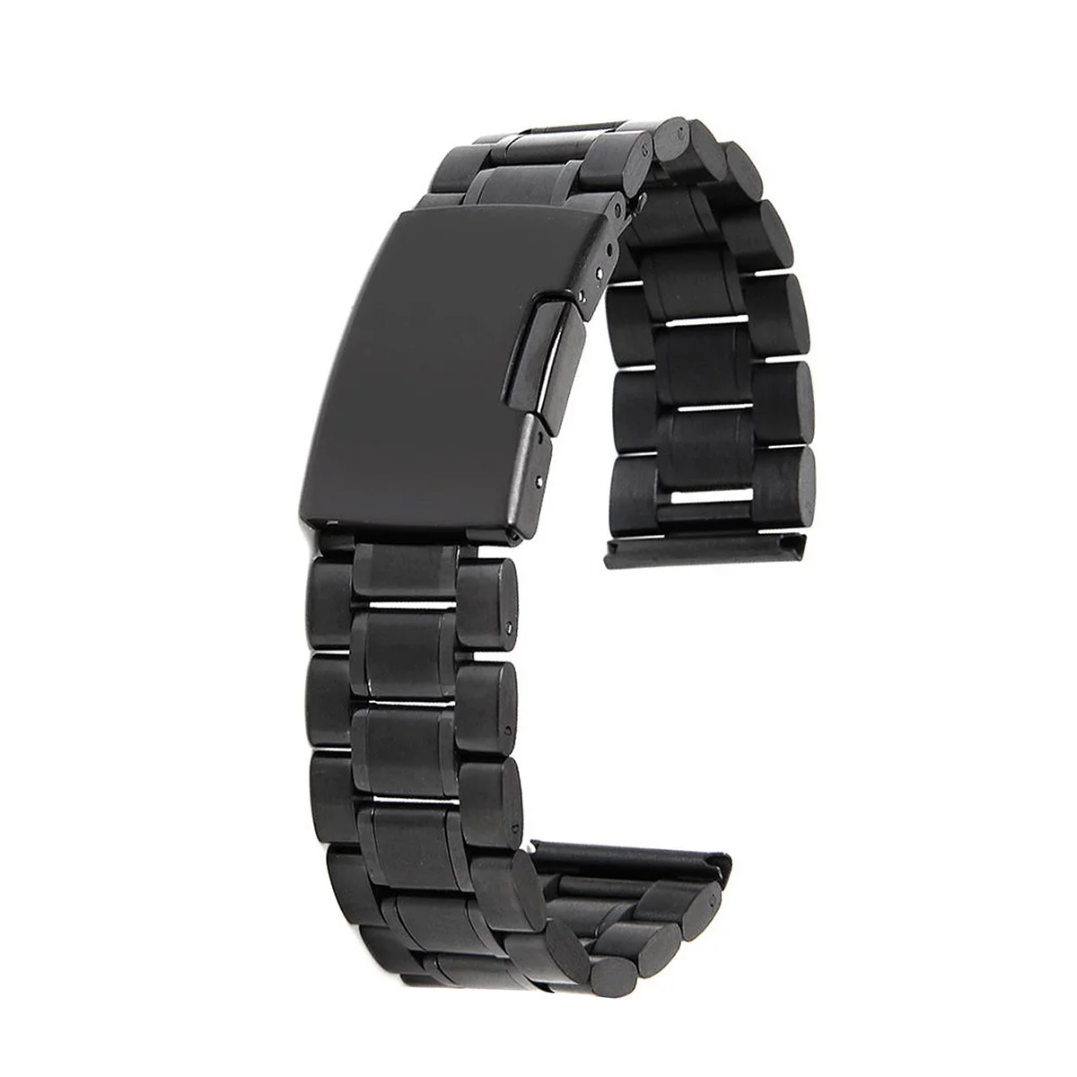2pcs 24Mm Stainless Steel Watch Band Strap Black Solid Links Straight End 175Mm Length Foldover Clasp Push Button For
2pcs 24Mm Stainless Steel Watch Band Strap Black Solid Links Straight End 175Mm Length Foldover Clasp Push Button For