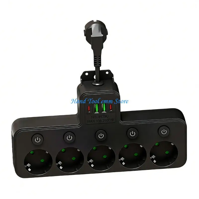 H37F Universals Wall Adapters with 4 Outlets And 4 USB Port For Fast Charging
H37F Universals Wall Adapters with 4 Outlets And 4 USB Port For Fast Charging