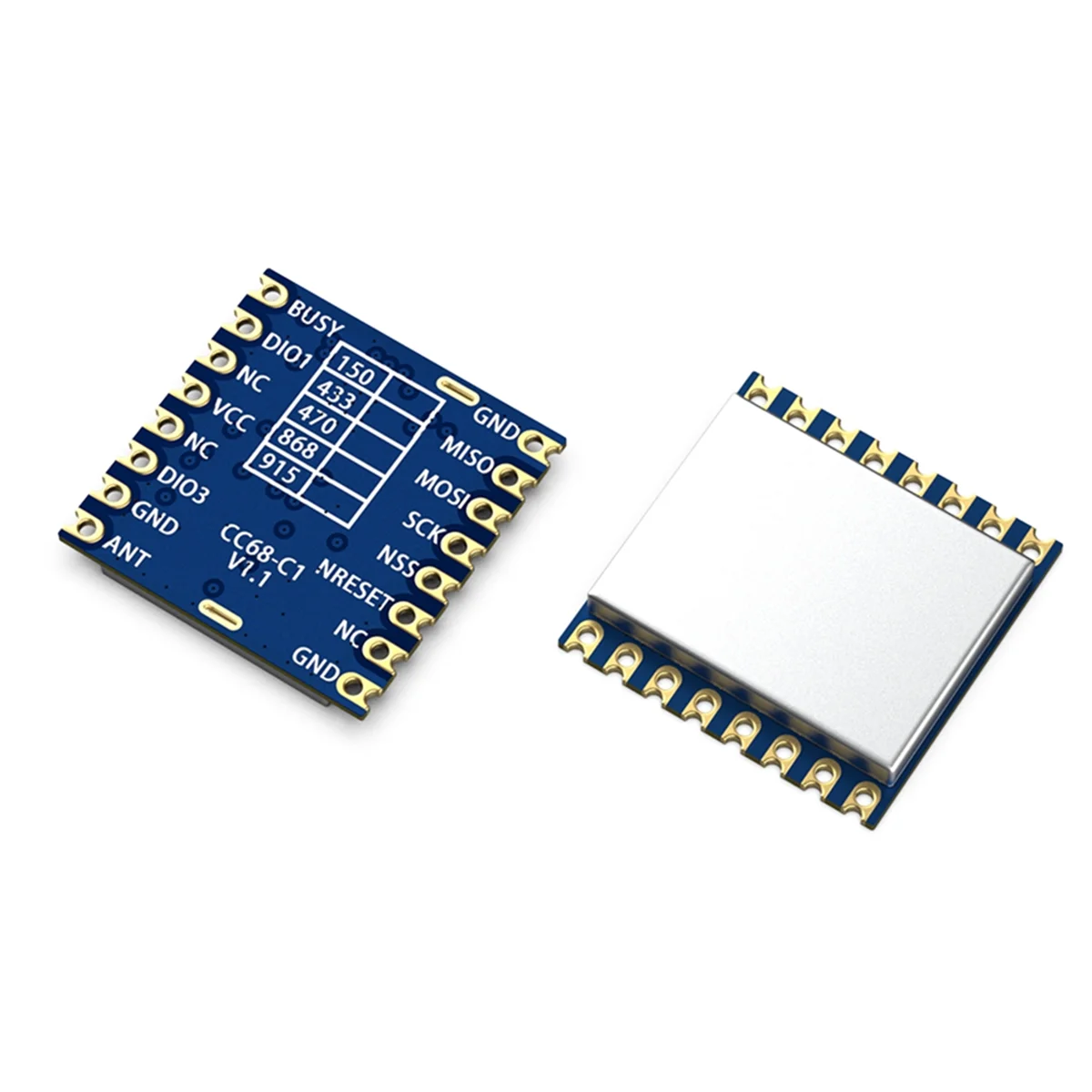 B49C150 МГц CC68-C1 LLCC68 Модуль LoRa160 мВт 5 км Полный вместо LORA1262/LORA1268
B49C150 МГц CC68-C1 LLCC68 Модуль LoRa160 мВт 5 км Полный вместо LORA1262/LORA1268