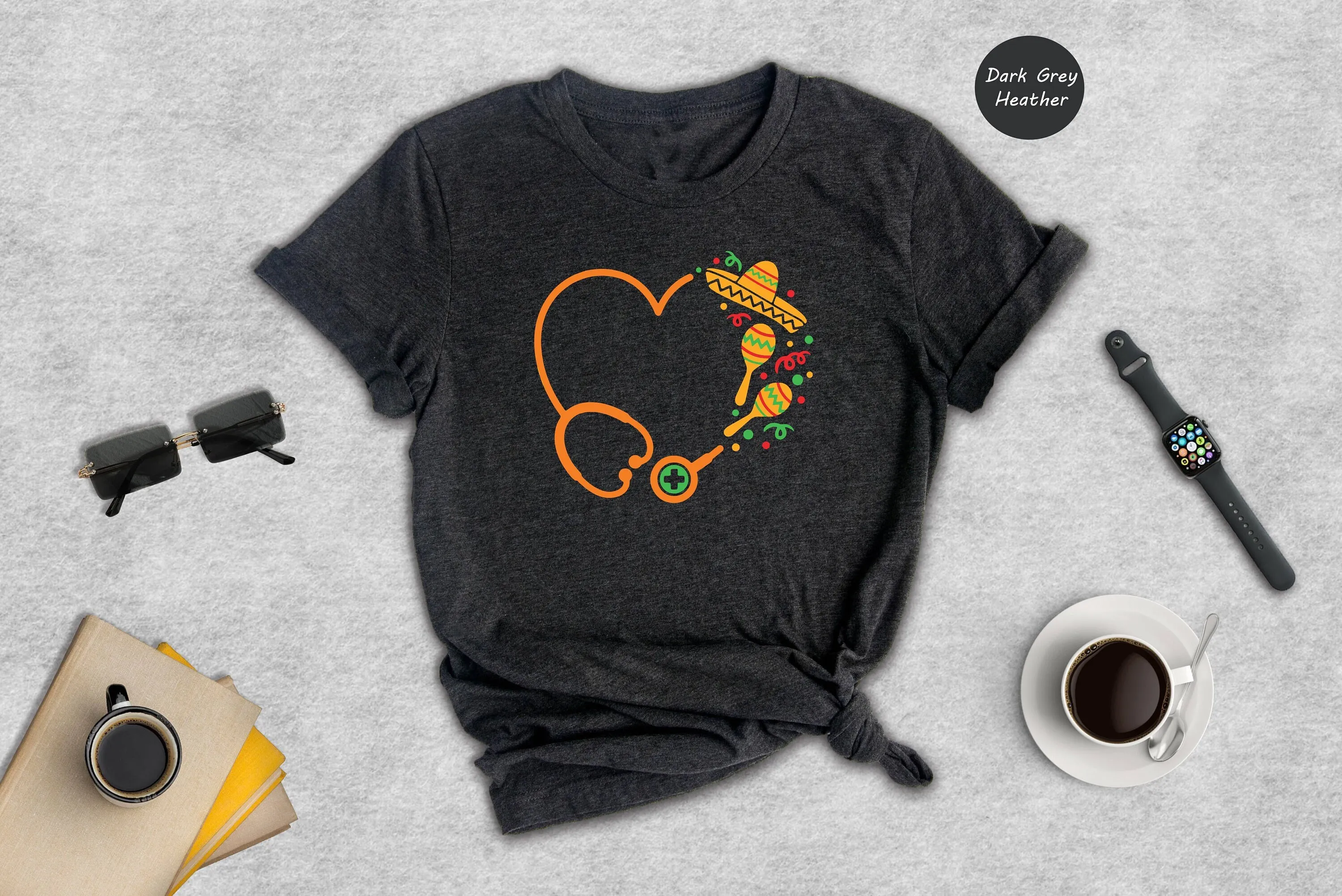 Cinco De Mayo Stethoscope T Shirt Mexican Nurse Fiesta Party Nursing Appreciation
Cinco De Mayo Stethoscope T Shirt Mexican Nurse Fiesta Party Nursing Appreciation