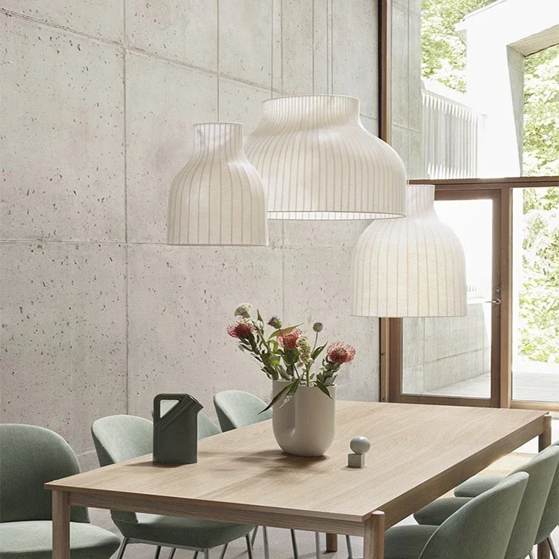 Nordic Silk Fabric Pendant Lights Modern Simple Restaurant Bar Hotel Lobby Luminaires Bedroom Living Room Decoration Chandeliers
Nordic Silk Fabric Pendant Lights Modern Simple Restaurant Bar Hotel Lobby Luminaires Bedroom Living Room Decoration Chandeliers