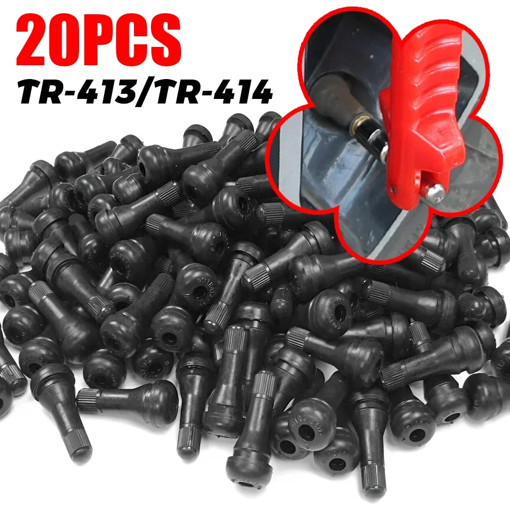 TR413 TR414 Vacuum Tire Valve Nozzle with Dust Cap Car Motorcycle Bicycle Snap-in Tubeless Tyre Rubber Valve Replaceable Parts
TR413 TR414 Vacuum Tire Valve Nozzle with Dust Cap Car Motorcycle Bicycle Snap-in Tubeless Tyre Rubber Valve Replaceable Parts