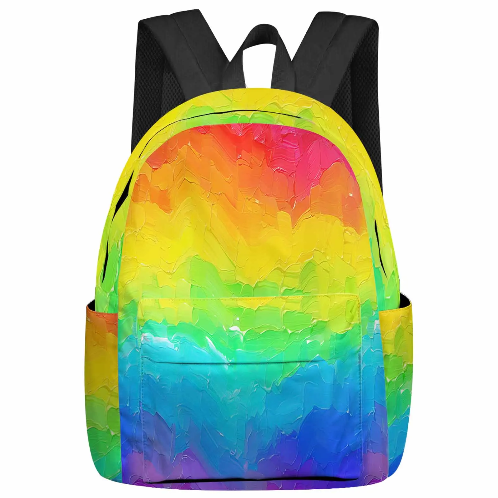 Rainbow Watercolor Gradient Backpack School Bags for Teenagers Students Laptop Bag Women's Casual Travel Backpack
Rainbow Watercolor Gradient Backpack School Bags for Teenagers Students Laptop Bag Women's Casual Travel Backpack