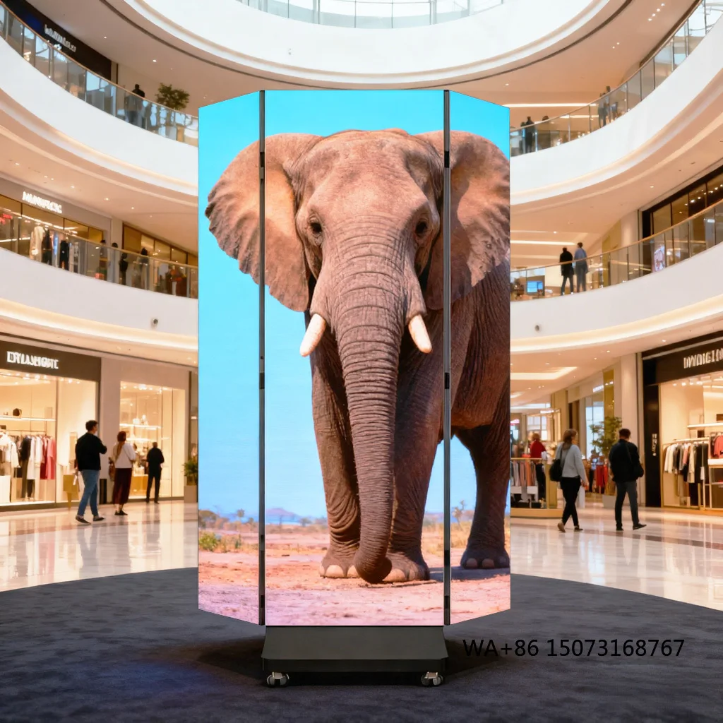 Factory Price Custom High Visibility Gob Led Poster Wall Foldable Indoor Movable Poster Led P2.5 for Shopping Mall
Factory Price Custom High Visibility Gob Led Poster Wall Foldable Indoor Movable Poster Led P2.5 for Shopping Mall