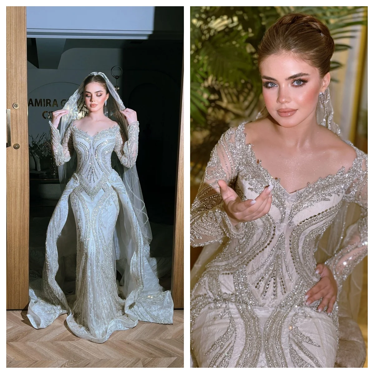 Gorgeous Mermaid Wedding Dresses 2025 Crystal Lace Appliques Off Shoulder Detachable Train Tulle Bridal Gowns For Women Bespoke
Gorgeous Mermaid Wedding Dresses 2025 Crystal Lace Appliques Off Shoulder Detachable Train Tulle Bridal Gowns For Women Bespoke