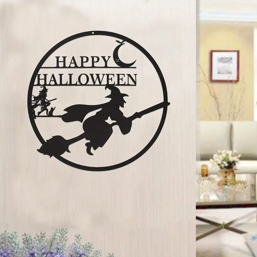 Metal Halloween Witch Wall Art Spooky Home Decor Gothic Holiday Gift For Living Room Bedroom
Metal Halloween Witch Wall Art Spooky Home Decor Gothic Holiday Gift For Living Room Bedroom