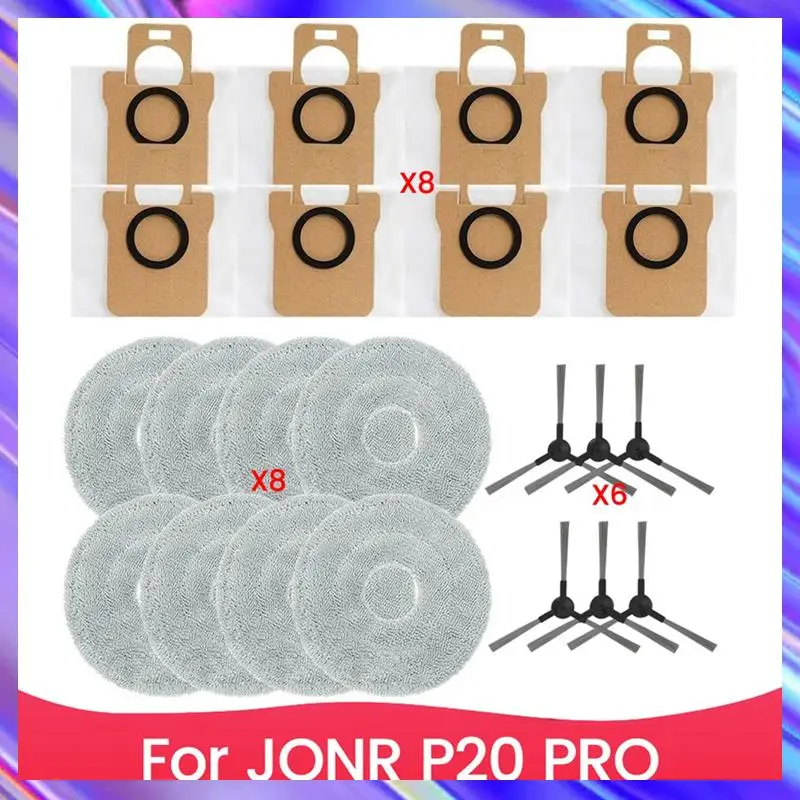 BAAD For JONR P20 PRO Robot Vacuum Cleaner Side Brush Mop Cloth Dust Bag Replacement Parts
BAAD For JONR P20 PRO Robot Vacuum Cleaner Side Brush Mop Cloth Dust Bag Replacement Parts