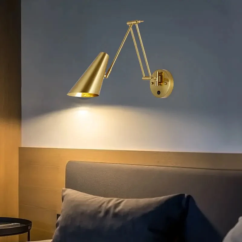 Nordic Indoor Touch Sensor Wall Lights Adjustable Swing Long Arm LED Wall Lamps Internal Bedside Lighting Decor Sconce Lights
Nordic Indoor Touch Sensor Wall Lights Adjustable Swing Long Arm LED Wall Lamps Internal Bedside Lighting Decor Sconce Lights
