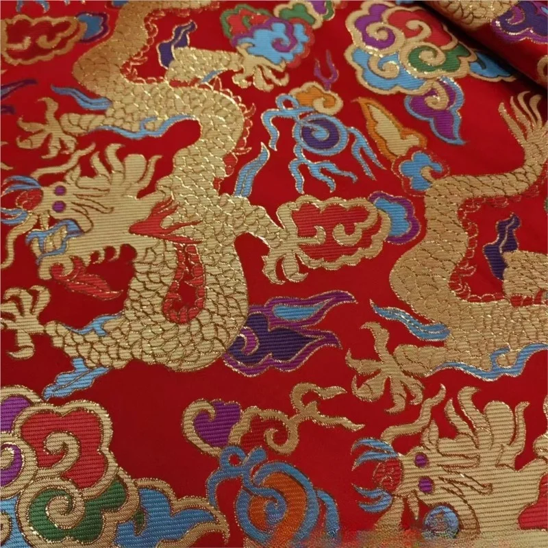 150CM wide high-precision three-ply thickened and densified jacquard brocade dress fabric
150CM wide high-precision three-ply thickened and densified jacquard brocade dress fabric