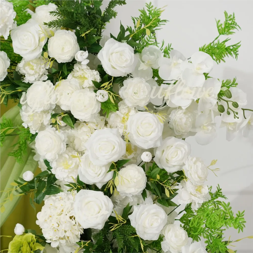 Uflower White Rose Greenery Arch Decor Wedding Backdrop Artificial Flower Arrangement Horn Flower Row Window Display Party Props
Uflower White Rose Greenery Arch Decor Wedding Backdrop Artificial Flower Arrangement Horn Flower Row Window Display Party Props