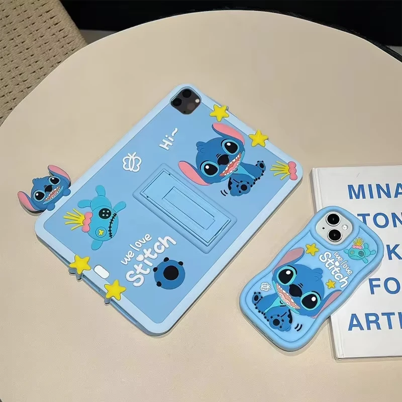 Милый мультяшный чехол Disney Stitch для Ipad Mini 6 5 4 7/8/9th 10,2 дюйма 10th Gen10,9 дюйма Air4 5 модный защитный силиконовый чехол для планшета 
Милый мультяшный чехол Disney Stitch для Ipad Mini 6 5 4 7/8/9th 10,2 дюйма 10th Gen10,9 дюйма Air4 5 модный защитный силиконовый чехол для планшета