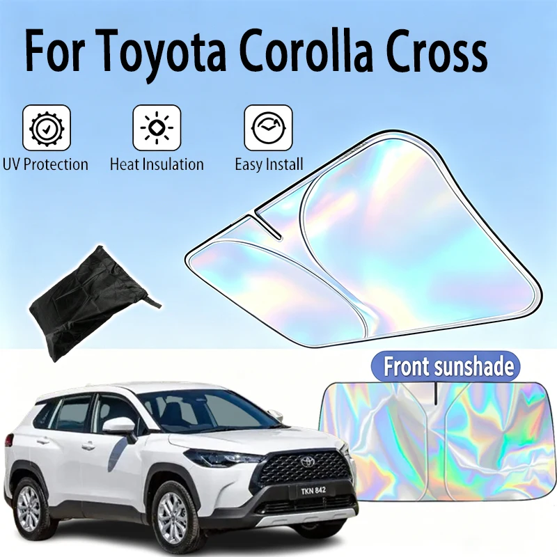 For Toyota Corolla Cross Windshield Sun Shade Foldable UV Reflective Front Window Sun Protection Cover Accessories
For Toyota Corolla Cross Windshield Sun Shade Foldable UV Reflective Front Window Sun Protection Cover Accessories