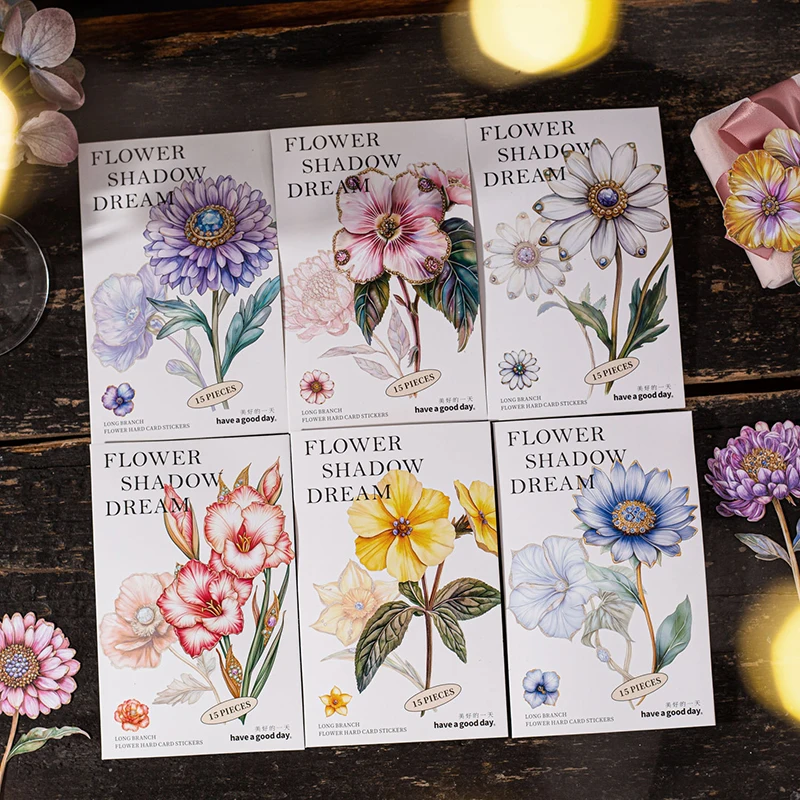 12packs/LOT Flower Shadow Dream series cute lovely retro decorative paper sticker
12packs/LOT Flower Shadow Dream series cute lovely retro decorative paper sticker