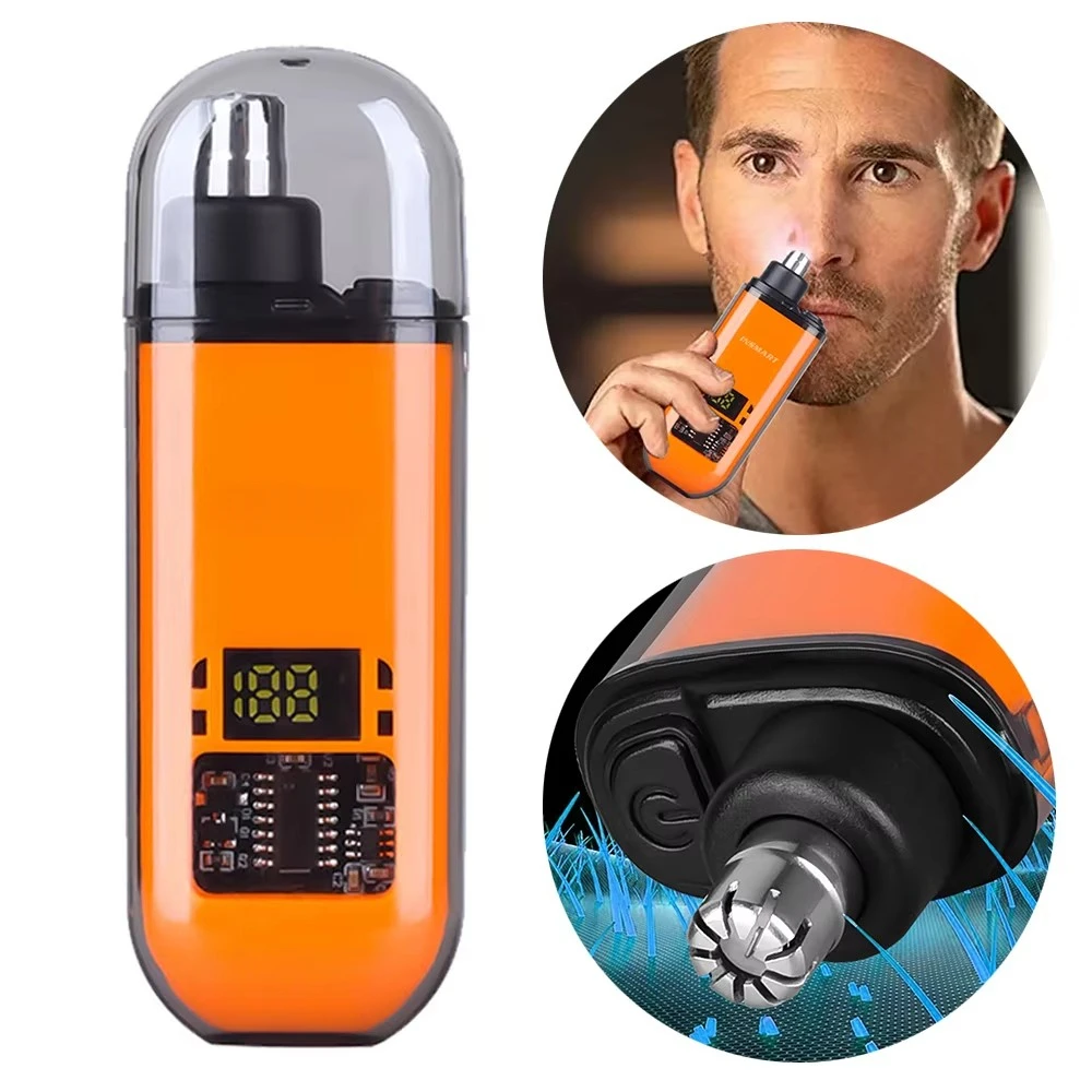 Mini Electric Nose Hair Clipper Rechargeable Multi-kinetic Shaving 2-in-1Unisex Fully Automatic Washable Shaving Nose Trimmer
Mini Electric Nose Hair Clipper Rechargeable Multi-kinetic Shaving 2-in-1Unisex Fully Automatic Washable Shaving Nose Trimmer