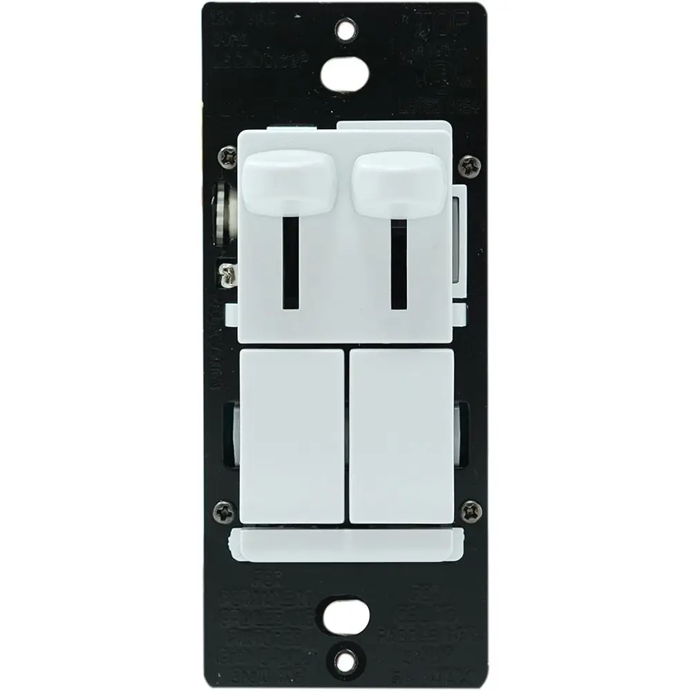 Legrand LSCLDC163PWCCV4 450W LS Series Preset Dimmer Light Switch or Dimmable LED and CL Bulbs Plus 1.6A an Control, Single Pole
Legrand LSCLDC163PWCCV4 450W LS Series Preset Dimmer Light Switch or Dimmable LED and CL Bulbs Plus 1.6A an Control, Single Pole