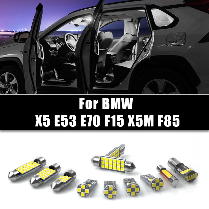 12v Car LED Bulbs For BMW X5 E53 E70 F15 X5M F85 Auto Interior Reading Lamps Vanity Mirror Trunk Door Courtesy Light Accessories
12v Car LED Bulbs For BMW X5 E53 E70 F15 X5M F85 Auto Interior Reading Lamps Vanity Mirror Trunk Door Courtesy Light Accessories