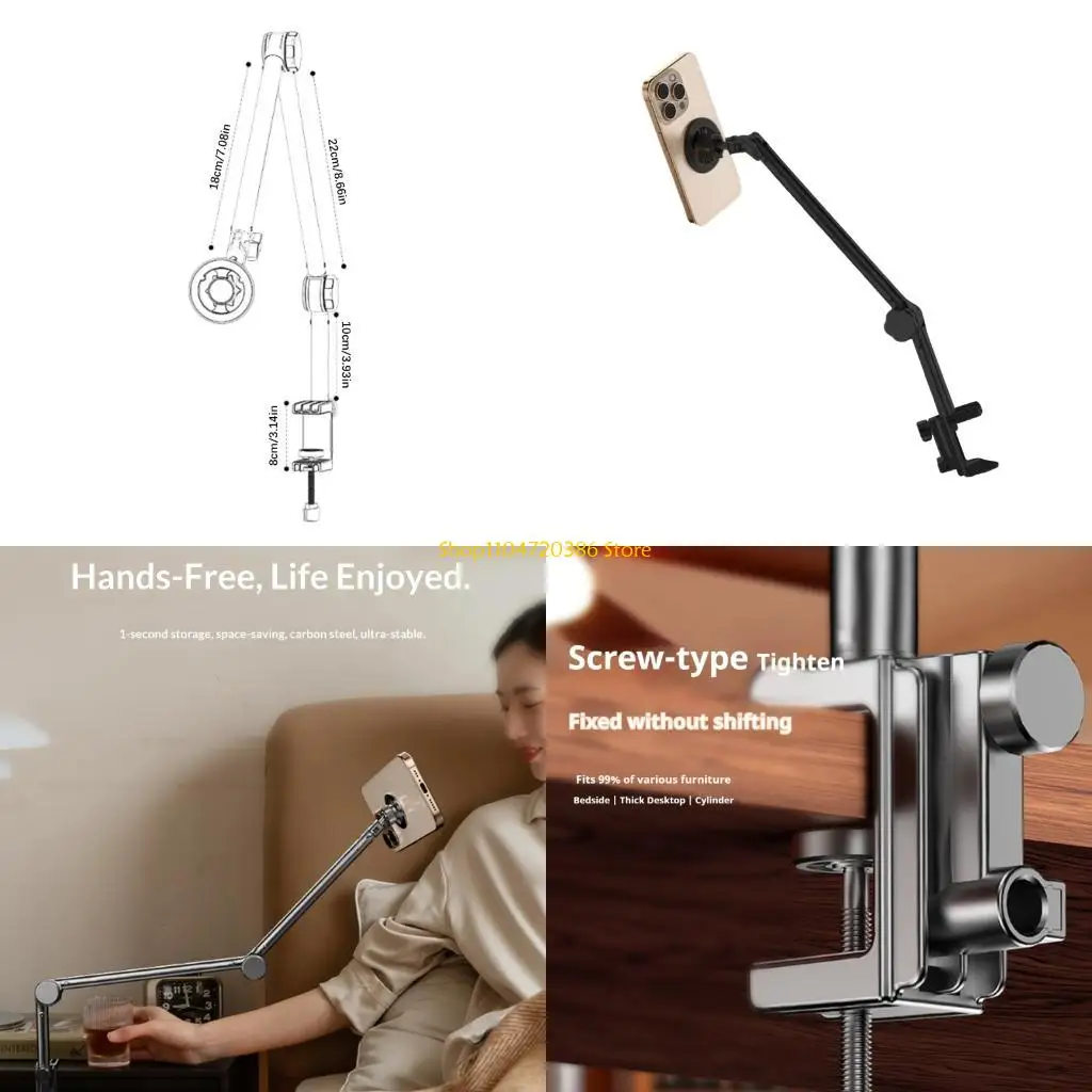 K0EA Flexible Gooseneck Phone Holder Featuring 360 Degree Rotation Aluminum & ABS Travel Smartphone Holder for Phone Tablets
K0EA Flexible Gooseneck Phone Holder Featuring 360 Degree Rotation Aluminum & ABS Travel Smartphone Holder for Phone Tablets