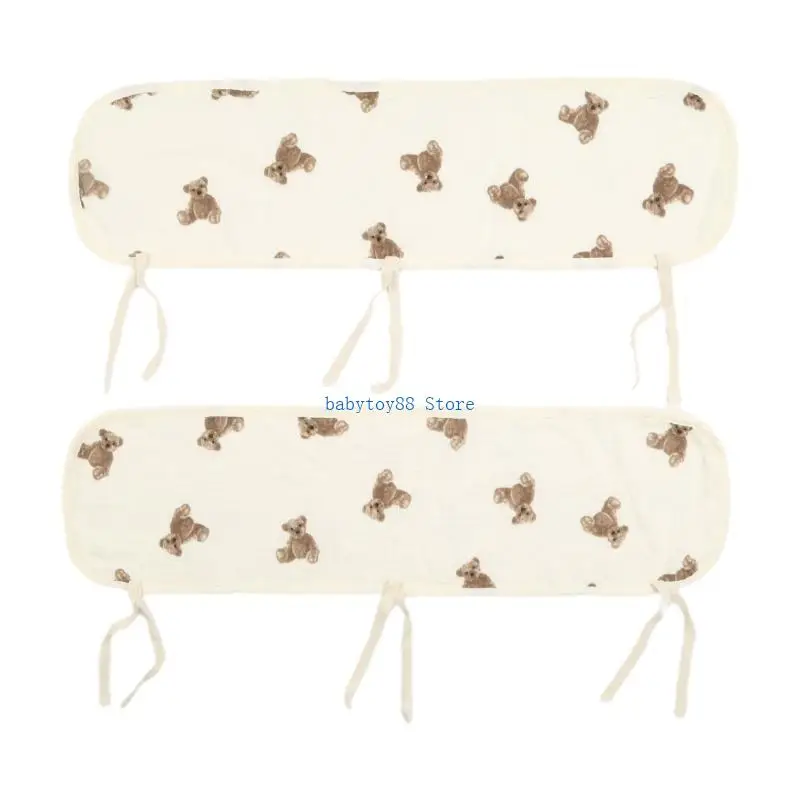 Y4UD 4Pcs/Set Baby Crib Cover Protector Set for Standard Cribs Wrapped Cover Thicken Crib Guard Teething Guard
Y4UD 4Pcs/Set Baby Crib Cover Protector Set for Standard Cribs Wrapped Cover Thicken Crib Guard Teething Guard