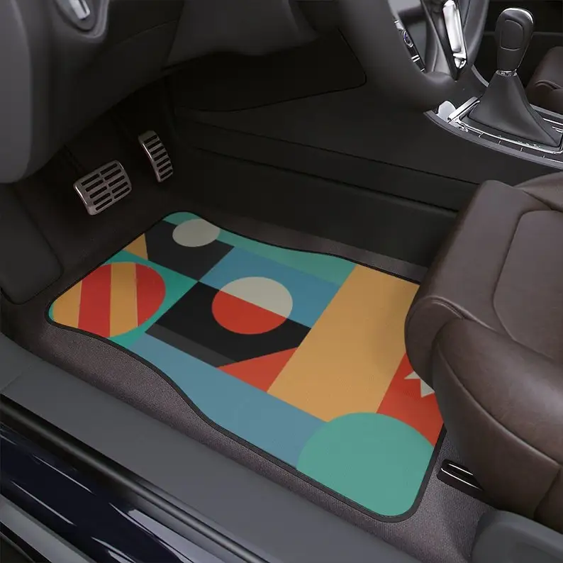 Green Boho Car Floor Mat, Aesthetic Abstract Geometric Retro Car Floor Mat, Cute Boho Car Accessories,Mid century mordern Car De
Green Boho Car Floor Mat, Aesthetic Abstract Geometric Retro Car Floor Mat, Cute Boho Car Accessories,Mid century mordern Car De