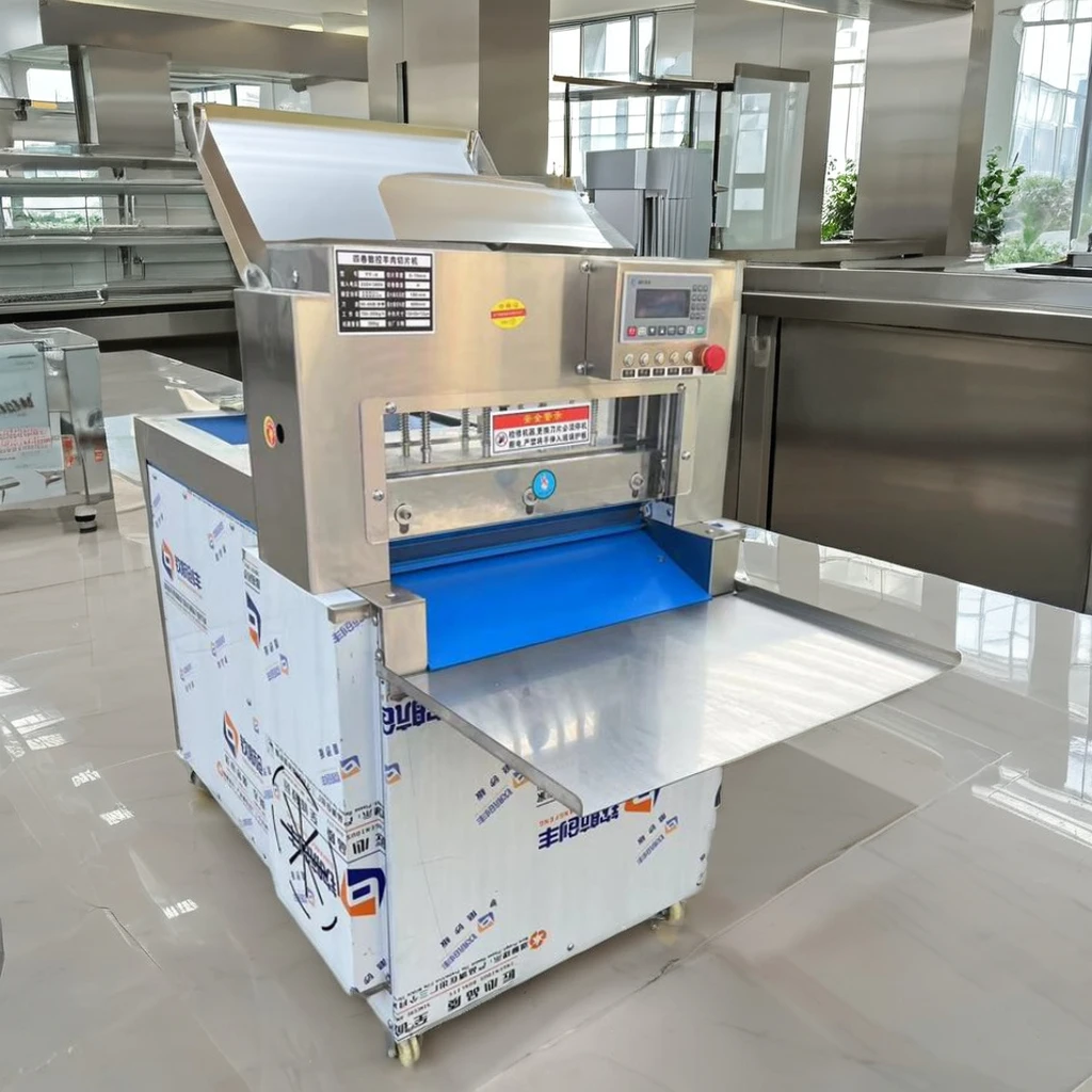 Automatic Digital PLC Control Beef Roll Slicing Machine for Frozen Mutton and Meat in Food Shops
Automatic Digital PLC Control Beef Roll Slicing Machine for Frozen Mutton and Meat in Food Shops