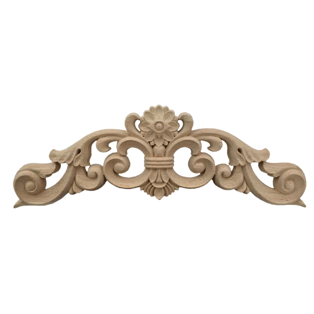 Onlay Wood Mouldings Wood Applique Wood Decal Carved Unpainted Modern Long Large Leaves Flower Rubber Wood Corner Furniture
Onlay Wood Mouldings Wood Applique Wood Decal Carved Unpainted Modern Long Large Leaves Flower Rubber Wood Corner Furniture
