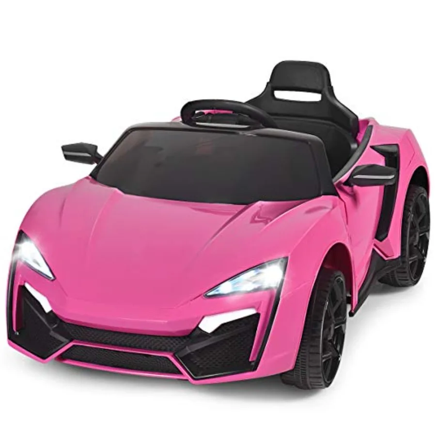 Ride on car for outdoor play, ABS plastic body, pink color, 12V battery with manual/remote control, LED lights, music, 3 speeds
Ride on car for outdoor play, ABS plastic body, pink color, 12V battery with manual/remote control, LED lights, music, 3 speeds