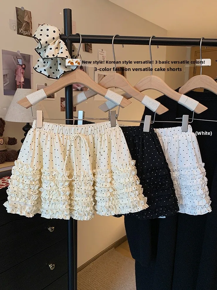 Kumikumi Sweet Style Color Polka Dot Wooden Half Skirt Women's Summer Anti Aging Casual High Waist a Line Skirt
Kumikumi Sweet Style Color Polka Dot Wooden Half Skirt Women's Summer Anti Aging Casual High Waist a Line Skirt