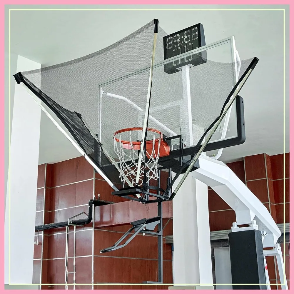 Basketball Shot Trainer with 180° Rotating Return Chute, Rebounder Net System for Solo Practice
Basketball Shot Trainer with 180° Rotating Return Chute, Rebounder Net System for Solo Practice
