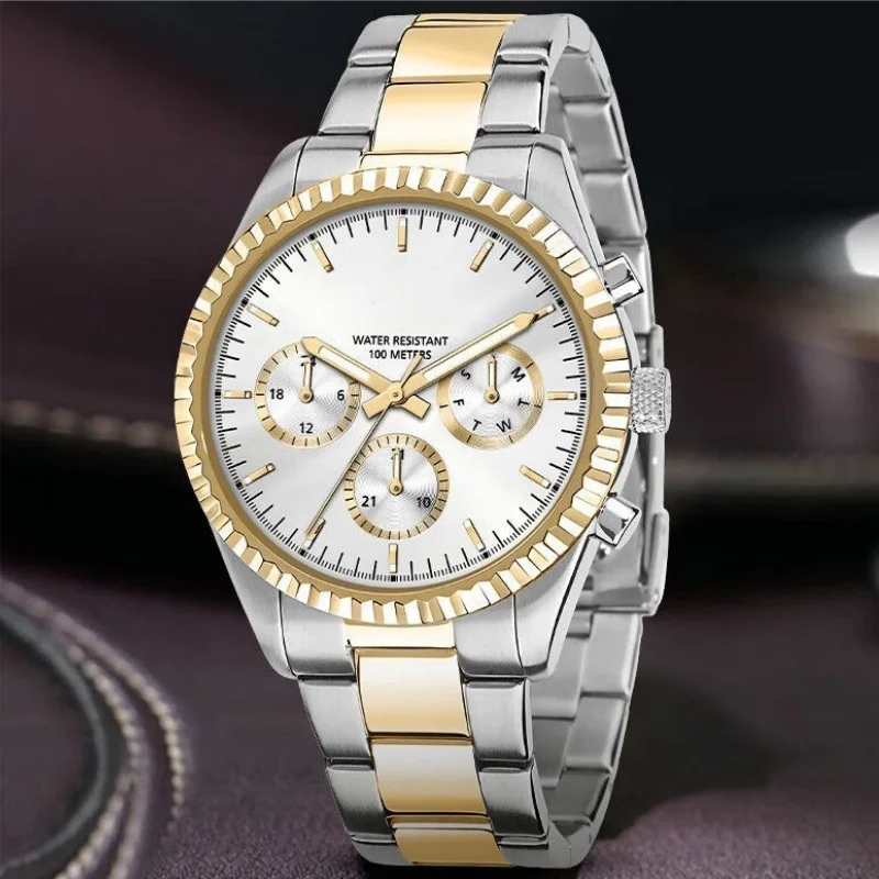 original watch men's European and American watches sports chronograph Shi Ying steel waterproof dial men's fashion sil
original watch men's European and American watches sports chronograph Shi Ying steel waterproof dial men's fashion sil