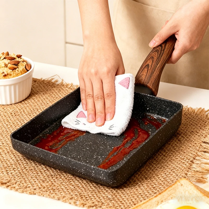 Japanese Omelette Pan Egg Roll Pans with Anti-scald Handle Kitchen Frying Pan Omelets Steak Camping Cooking Pan for All Stove
Japanese Omelette Pan Egg Roll Pans with Anti-scald Handle Kitchen Frying Pan Omelets Steak Camping Cooking Pan for All Stove