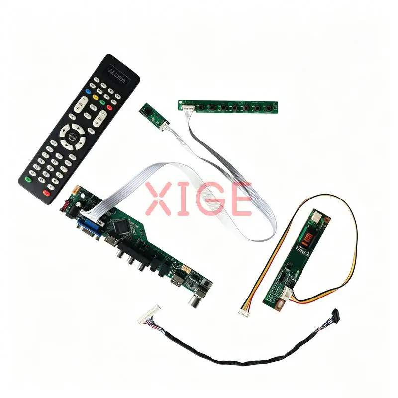 Matrix Controller Drive Board Fit B154EW08 B154EW04 B154EW01 B154EW02 HDMI+VGA+AV+USB 1280x800 1CCFL 1280*800 LVDS-30Pin DIY Kit
Matrix Controller Drive Board Fit B154EW08 B154EW04 B154EW01 B154EW02 HDMI+VGA+AV+USB 1280x800 1CCFL 1280*800 LVDS-30Pin DIY Kit