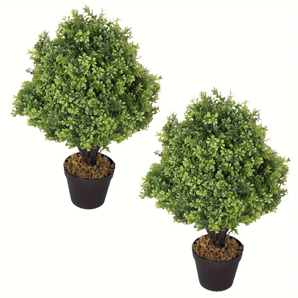 2pcs Or 4pcs Topiary Trees Artificial Outdoor 23.62inch, Faux Plants UV Resistant Artificial Outdoor Plants Decor
2pcs Or 4pcs Topiary Trees Artificial Outdoor 23.62inch, Faux Plants UV Resistant Artificial Outdoor Plants Decor