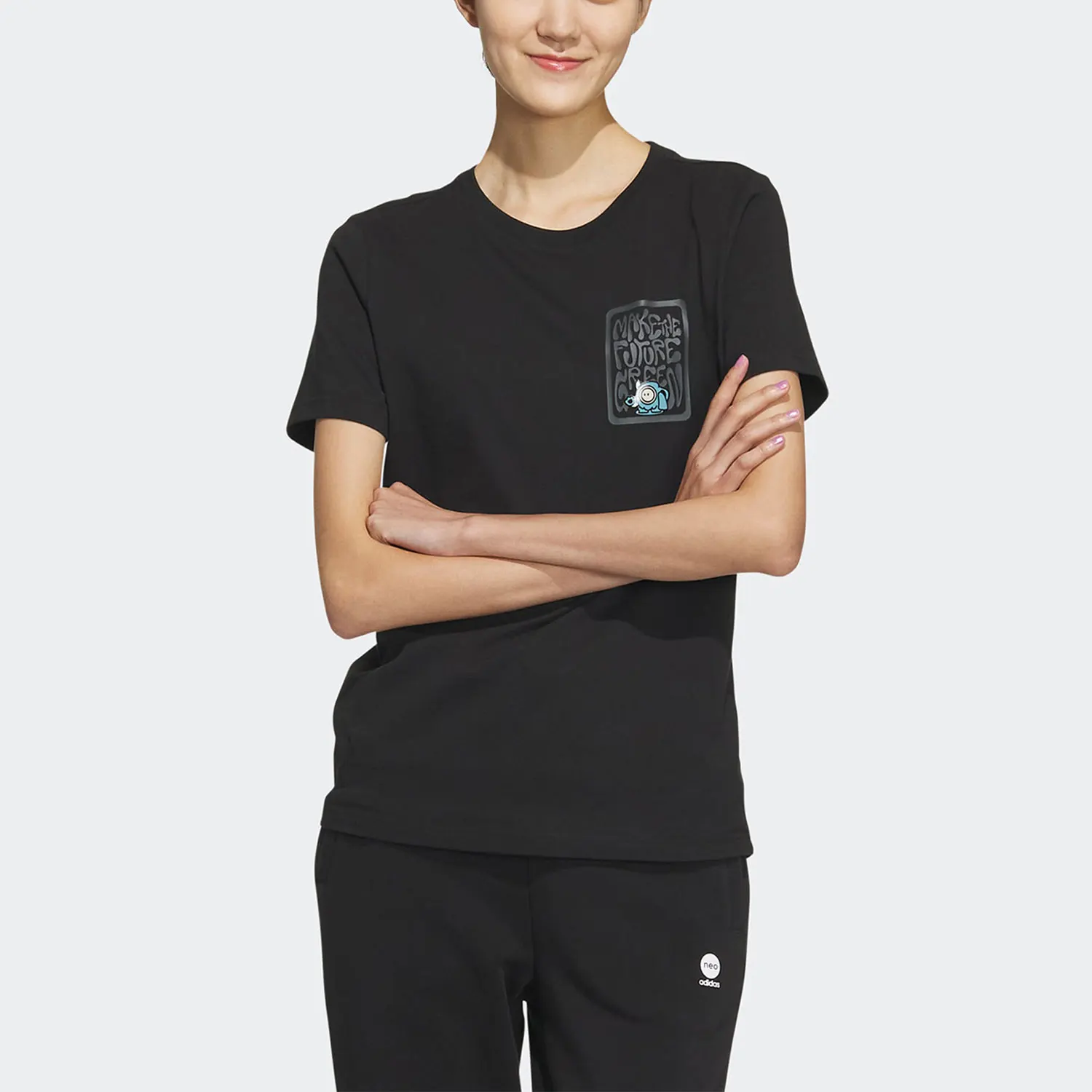 Adidas Official Genuine New Women's Casual Breathable Sports Round Neck Short Sleeve T-Shirt IK6028
Adidas Official Genuine New Women's Casual Breathable Sports Round Neck Short Sleeve T-Shirt IK6028