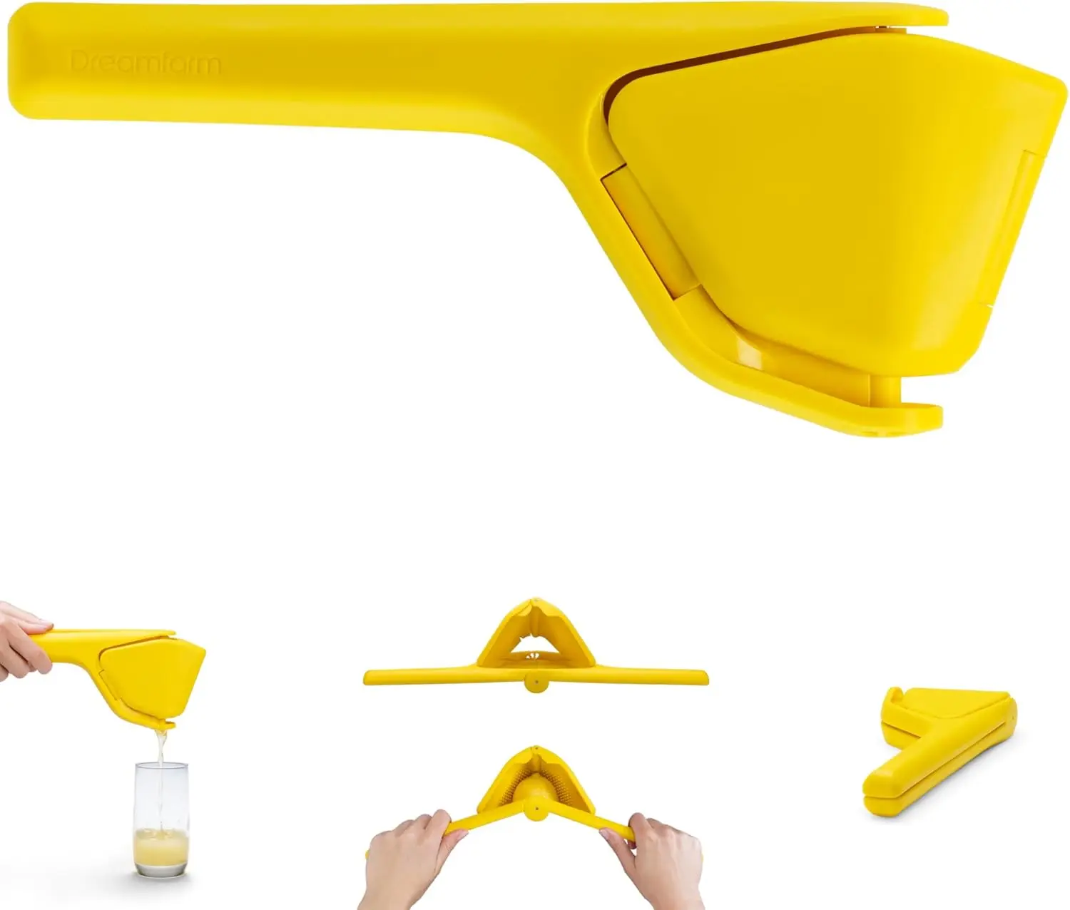 Fold-Flat Citrus Juicer for Limes & Lemons, Easy Squeeze, Space-Saving, 10 Inch
Fold-Flat Citrus Juicer for Limes & Lemons, Easy Squeeze, Space-Saving, 10 Inch