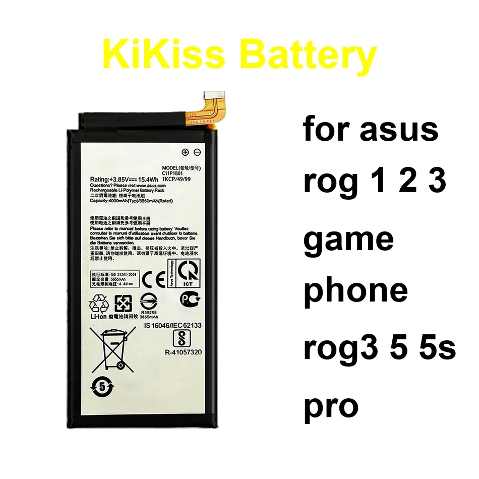 Mobile Phone Battery High-Efficiency C11P1901 C11P1903 C21P2001 3000-6000Mah For Asus Rog 1 2 3 Game ROG3 5 5S Pro
Mobile Phone Battery High-Efficiency C11P1901 C11P1903 C21P2001 3000-6000Mah For Asus Rog 1 2 3 Game ROG3 5 5S Pro
