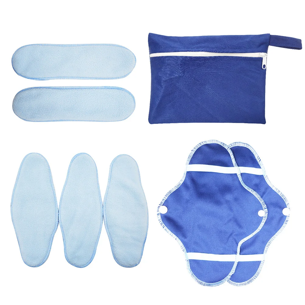 8 pcs Washable Reusable Sanitary Portable Foldable Soft Breathable Menstrual Towels For Women Travel Use With Zippered Storage
8 pcs Washable Reusable Sanitary Portable Foldable Soft Breathable Menstrual Towels For Women Travel Use With Zippered Storage