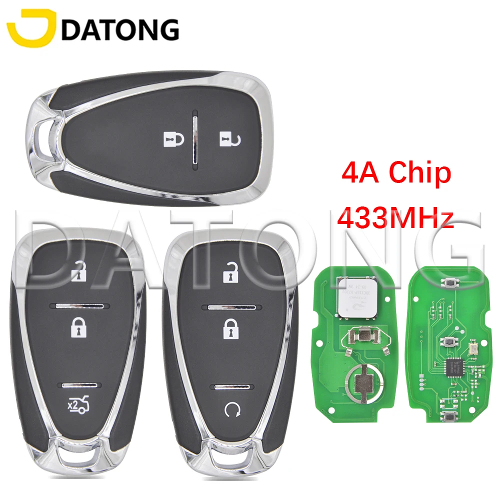 Datong World 2/3 Button 4A Chip 433MHz Proximity Car Remote Key For Chevrolet Orlando Tracker JM Trax
Datong World 2/3 Button 4A Chip 433MHz Proximity Car Remote Key For Chevrolet Orlando Tracker JM Trax